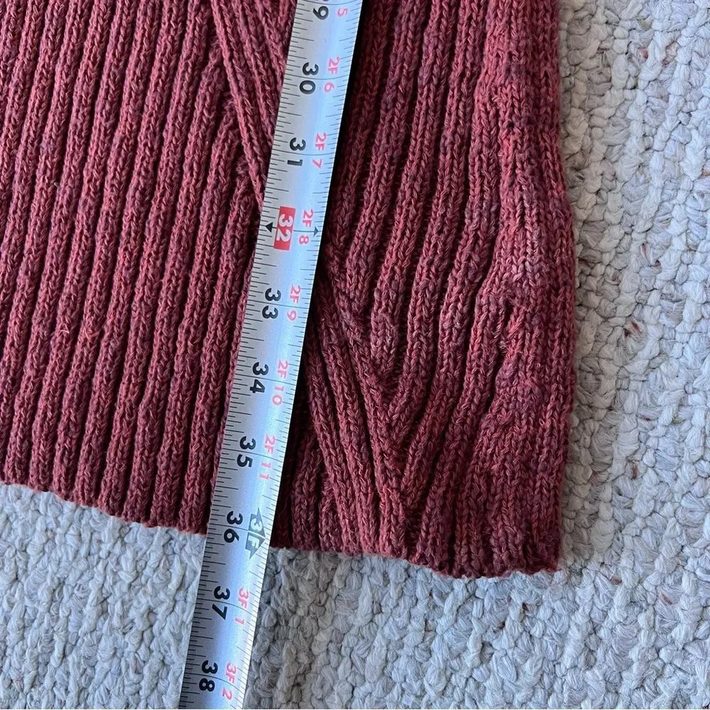 Free People Mont Blanc Mini Sweater Dress In Red Jasper - Picture 3 of 12